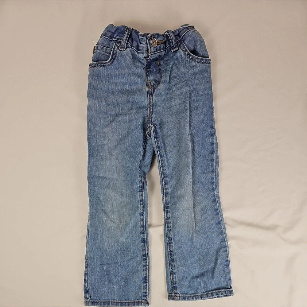 The Children's Place Kids 4T Bootcut Semi Evasee Jeans Adjustable Waist